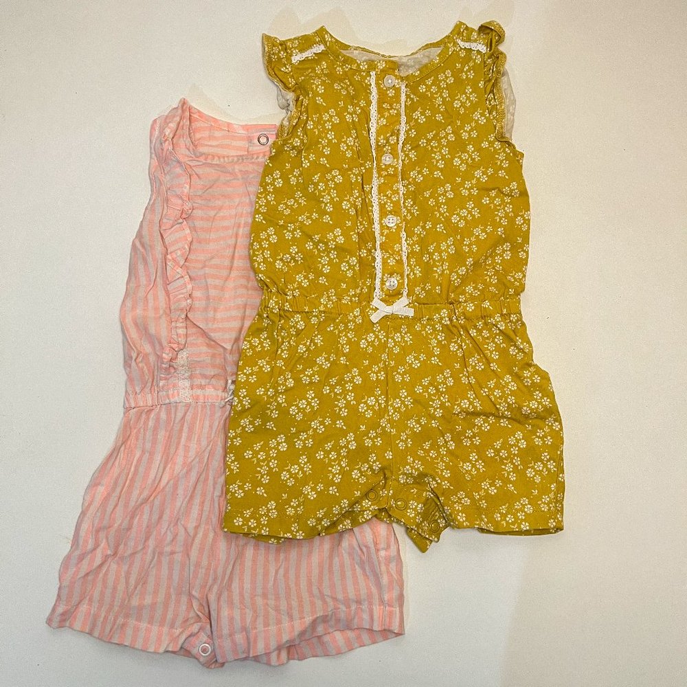 Set of 2 Carters Rompers